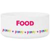 Personalized Colorful Name Pet Food Bowl