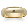 14K Gold Plated Classic Wedding Band